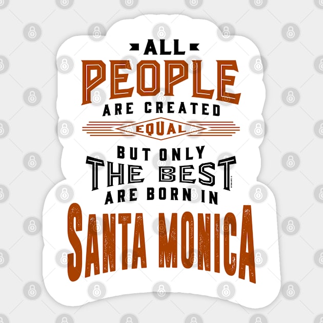 Santa Monica Sticker by C_ceconello